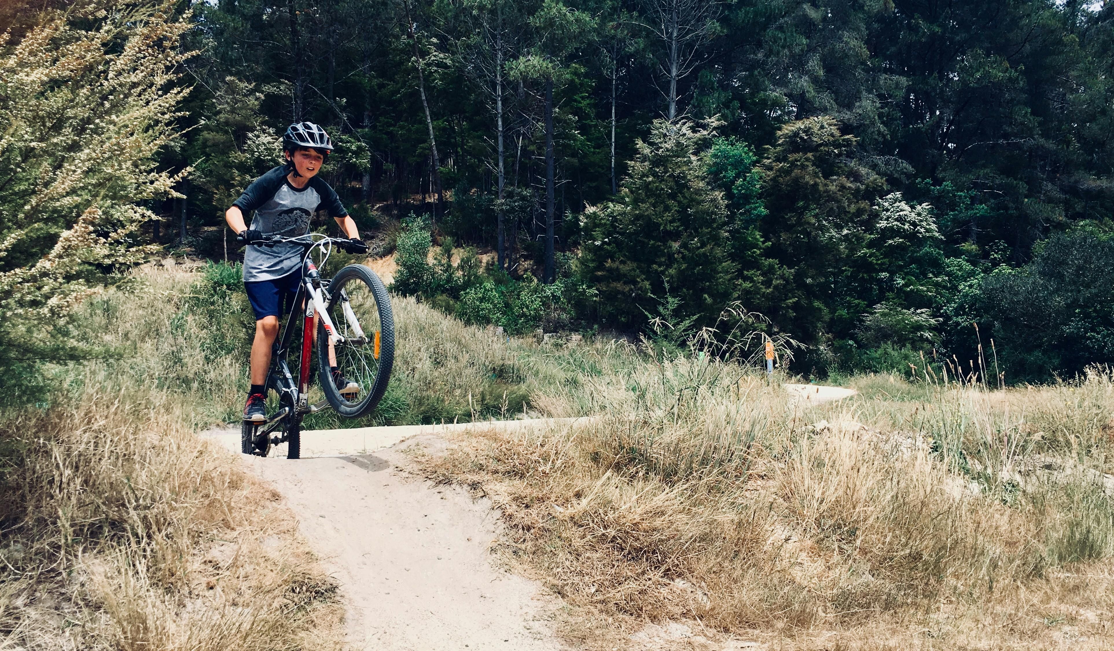 Youth Bike Park Fundamentals Clinic action photo